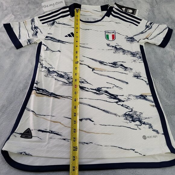 Adidas Womens Team Italy Soccer 2023 Away Jersey Size XS HT2198 NWT $120 - Picture 4 of 8